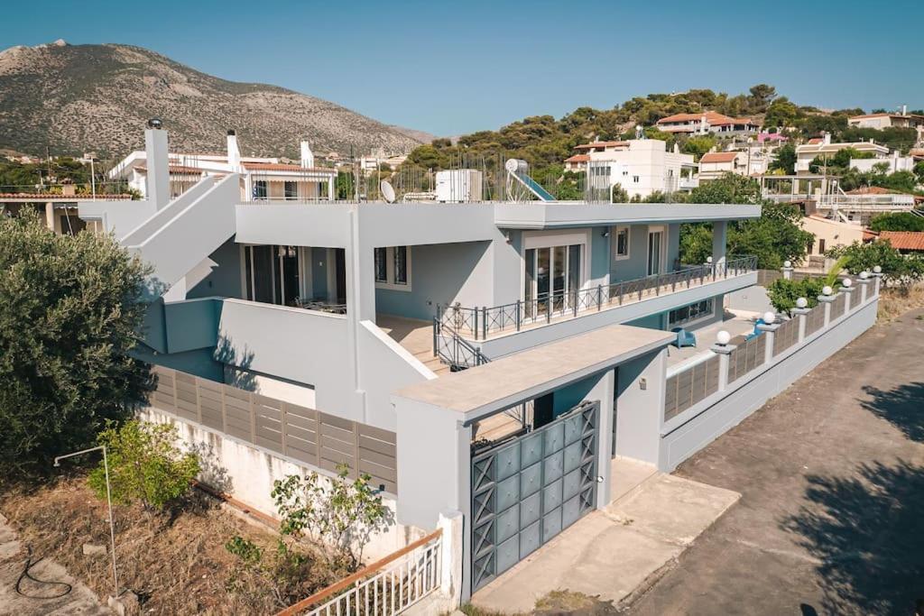 Villa Fran & Paul Kalivia Thorikou Экстерьер фото