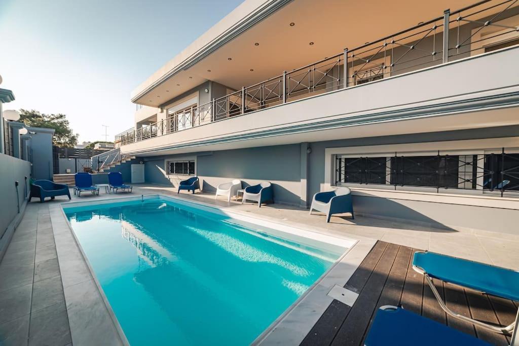 Villa Fran & Paul Kalivia Thorikou Экстерьер фото
